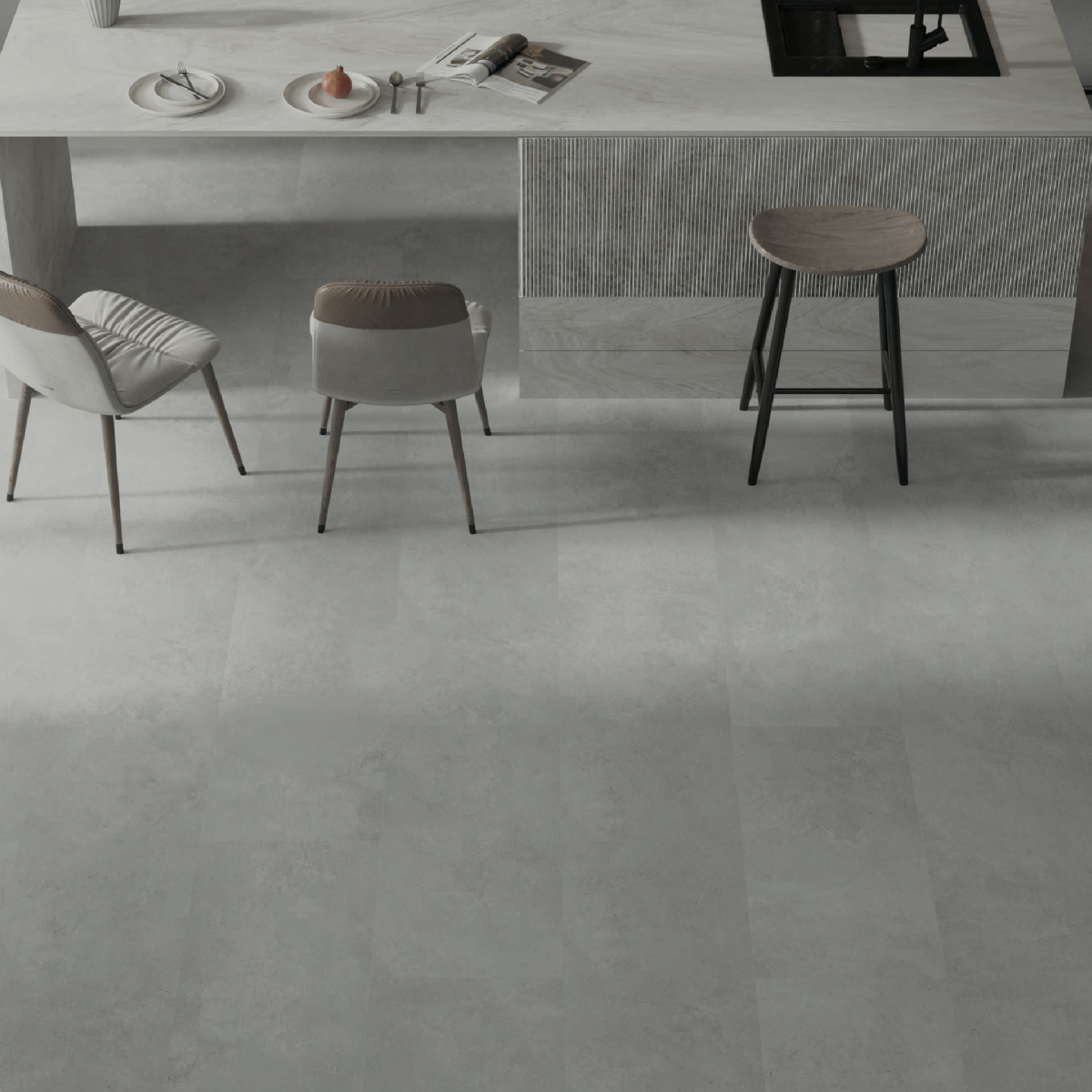 SPC POD CONCRETE LIGHT 1220x305x5mm 0,3