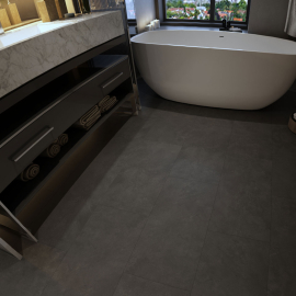 SPC POD CONCRETE DARK 1220x305x5mm