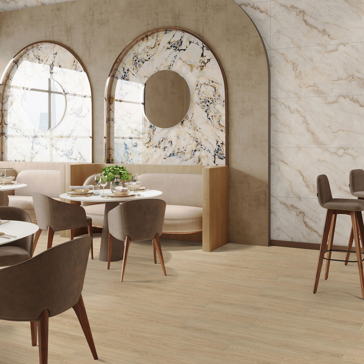 LVT MODULART 70 SERENE OAK COLD BEIGE KL.34 1200x200mm
