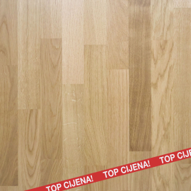 PARKET TROSLOJNI HRAST NATUR 3 DASKE LAK 14mm 5G