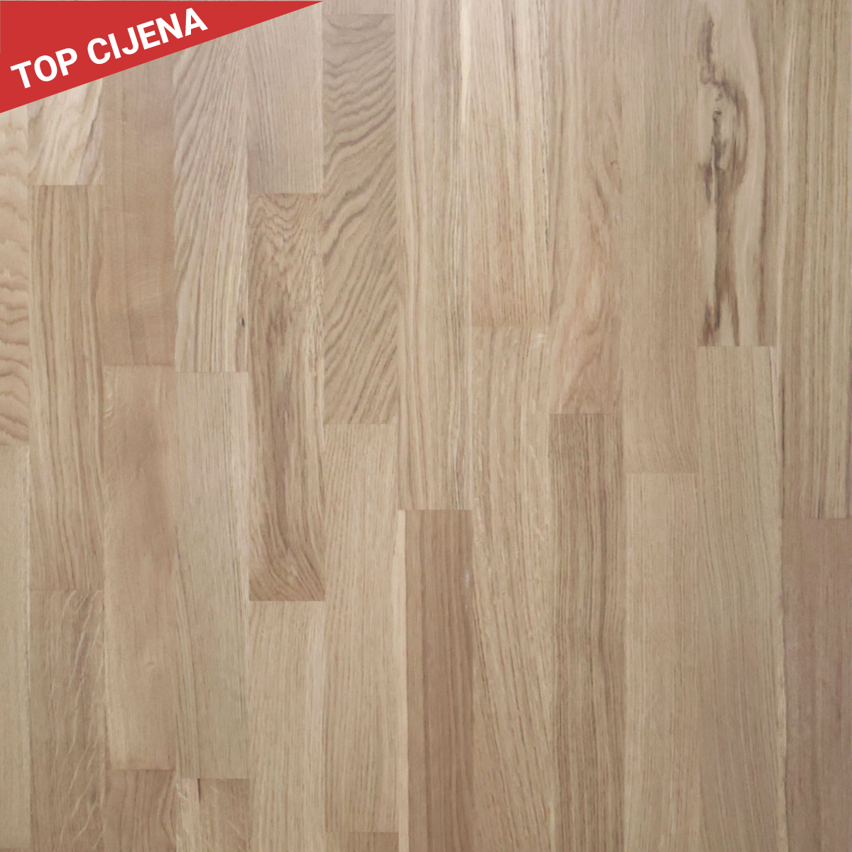 PARKET TROSLOJNI HRAST RUSTIC 3 DASKE LAK 13mm 5G