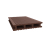 WPC DECKING POD TAMNO SMEĐI -  DASKA ZA TERASU 140x3000x26mm