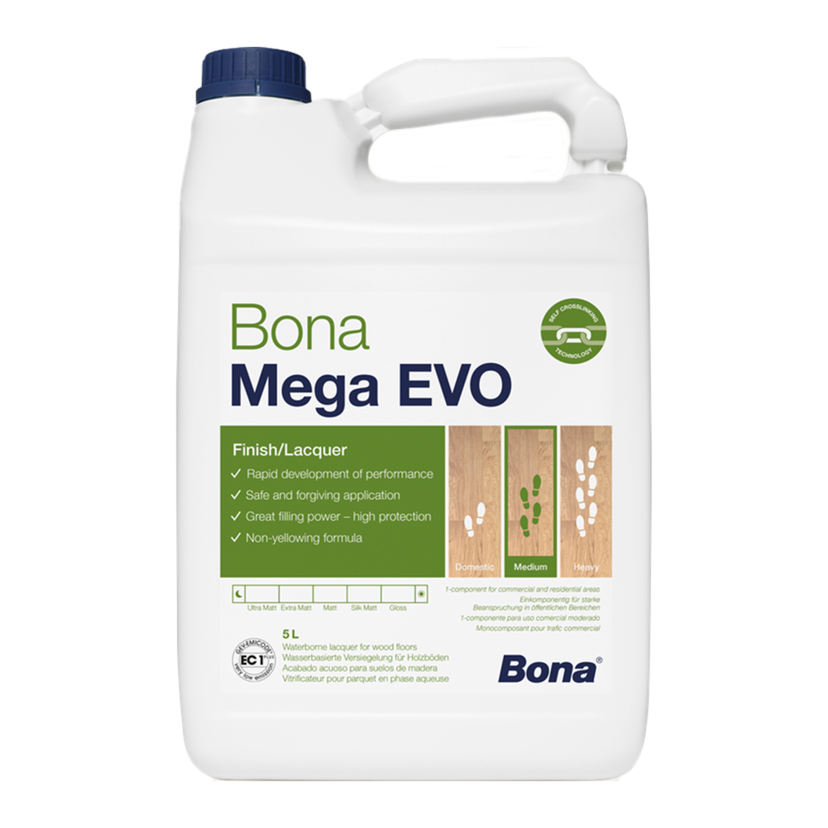 BONA MEGA EVO MAT EKOLOŠKI LAK ZA PARKET 5 LT