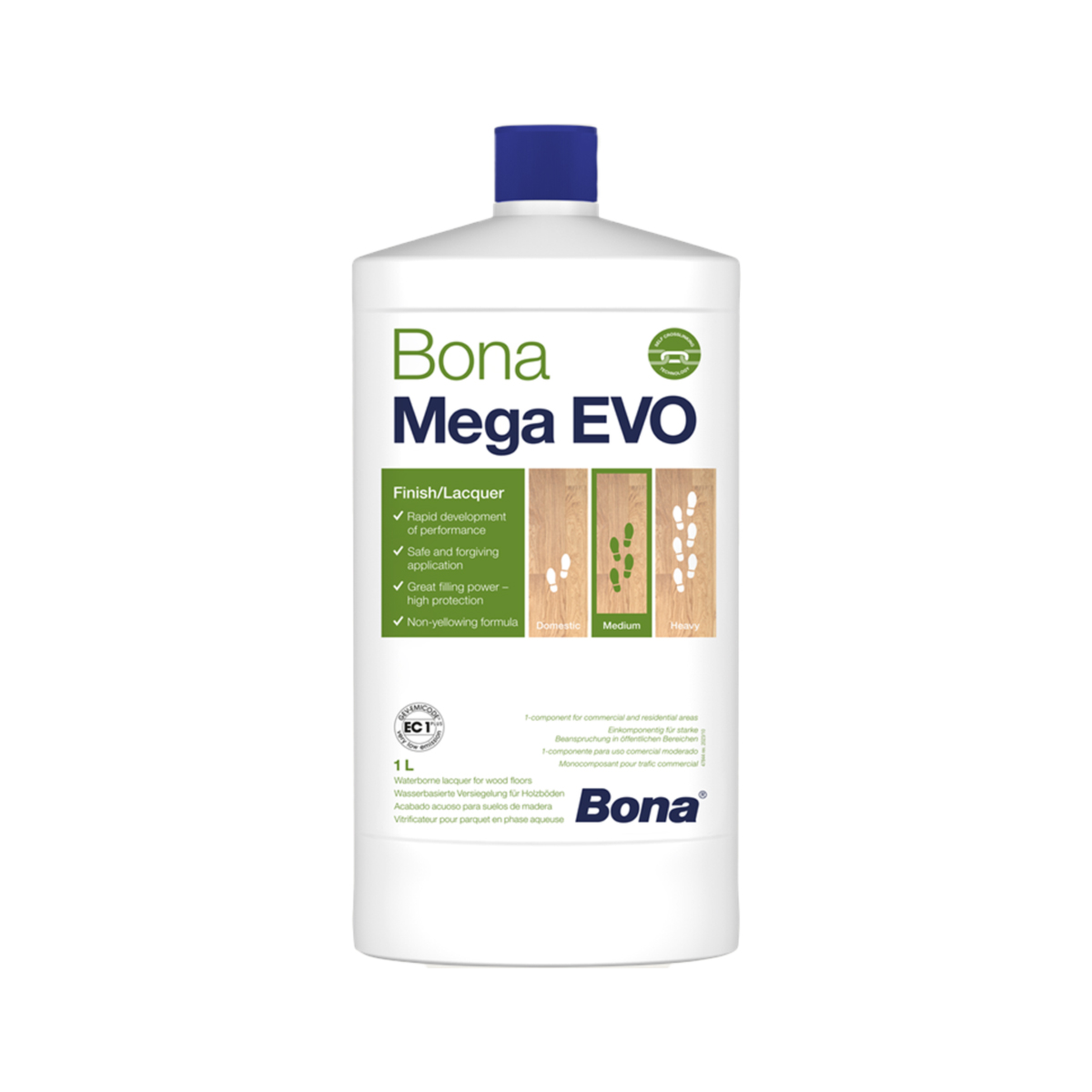 BONA MEGA EVO POLUMAT EKOLOŠKI LAK ZA PARKET 1 LT