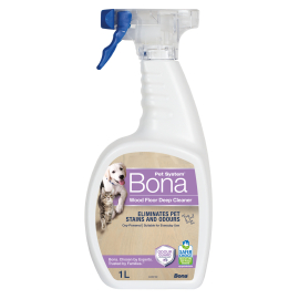 BONA PET SYSTEM  DEEP CLEANER FOR WOOD FLOORS 1L - SREDSTVO ZA DUBINSKO ČIŠĆENJE PARKETA I UKLANJANJE NEUGODNIH MIRISA KUĆNIH LJUBIMACA