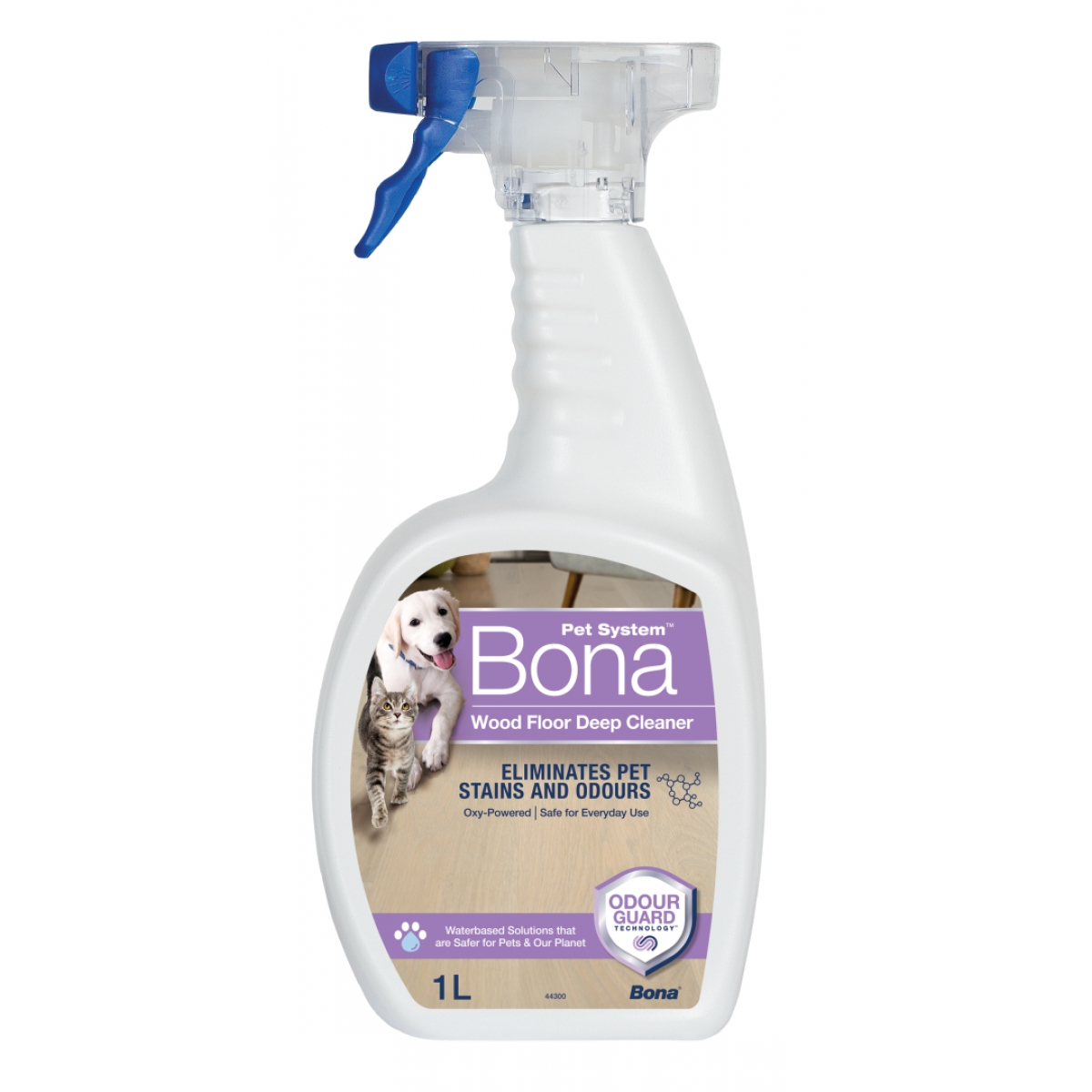 BONA PET SYSTEM  DEEP CLEANER FOR WOOD FLOORS 1L - SREDSTVO ZA DUBINSKO ČIŠĆENJE PARKETA I UKLANJANJE NEUGODNIH MIRISA KUĆNIH LJUBIMACA