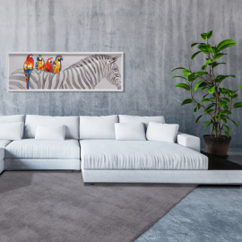 TEPIH VELLUTO VLU400 80X150 SILVER