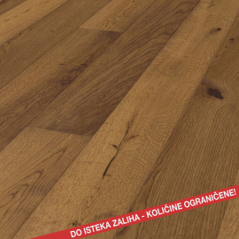 PARKET HRAST BASIC NAT 1S SAFARI ČETKAN UV 13,5mm