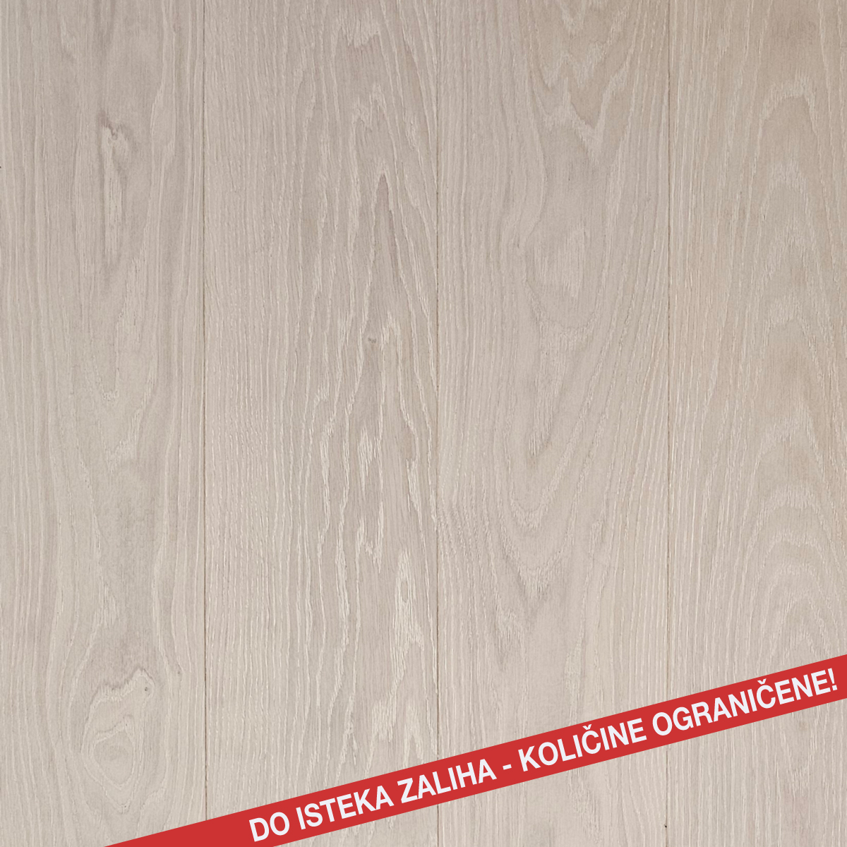 PARKET HRAST BASIC NAT 1S POLAR ČETKAN UV 13mm    