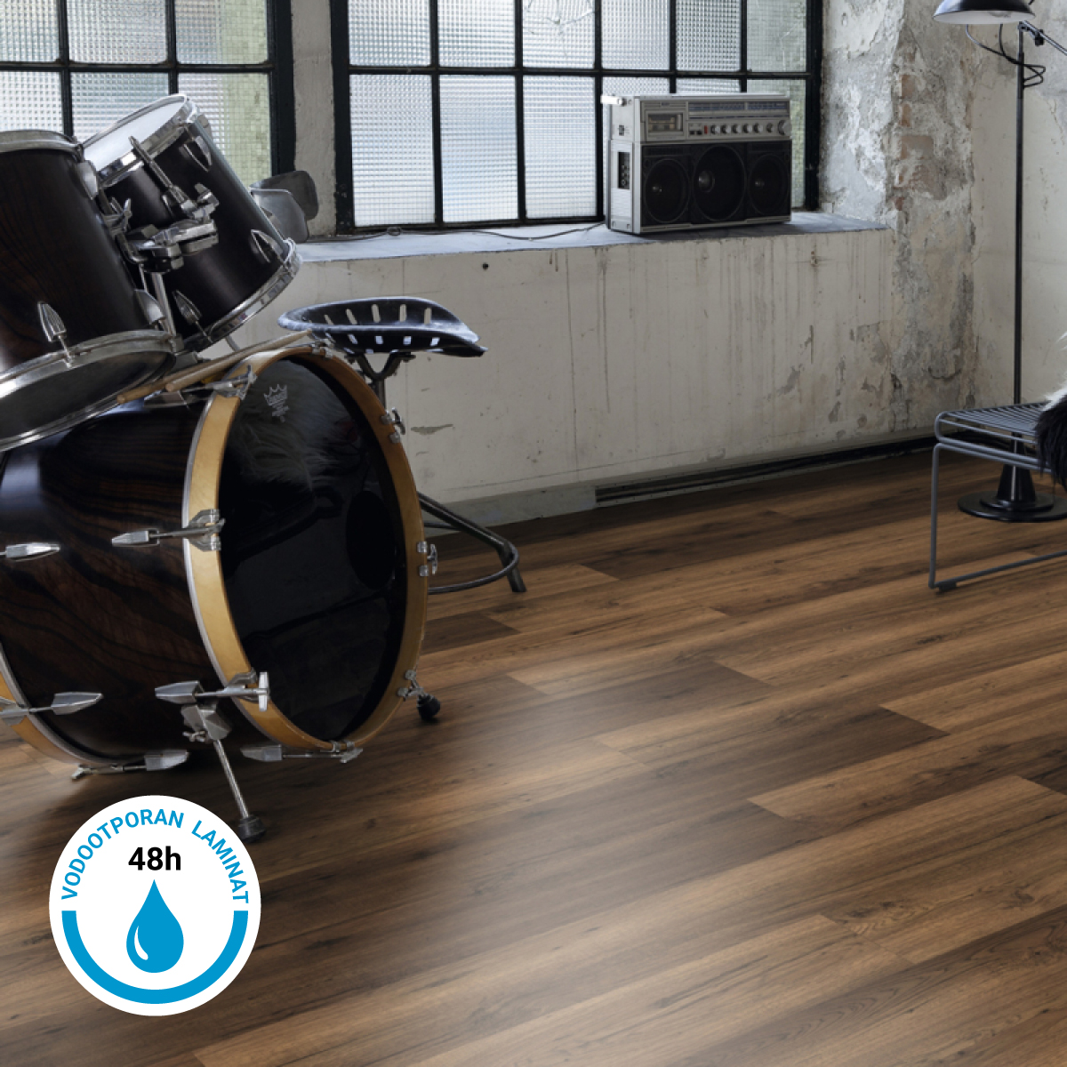 LAMINAT VODOOTPORNI AQUA PRO HICKORY LOWA K2215 SQ KL33 12MM