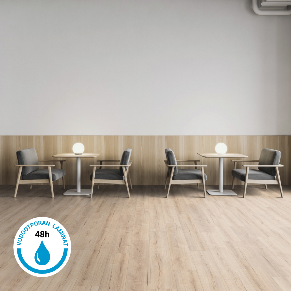 LAMINAT VODOOTPORNI AQUA PRO HRAST EVOKE SANDOLO K4425 RI KL33 12MM