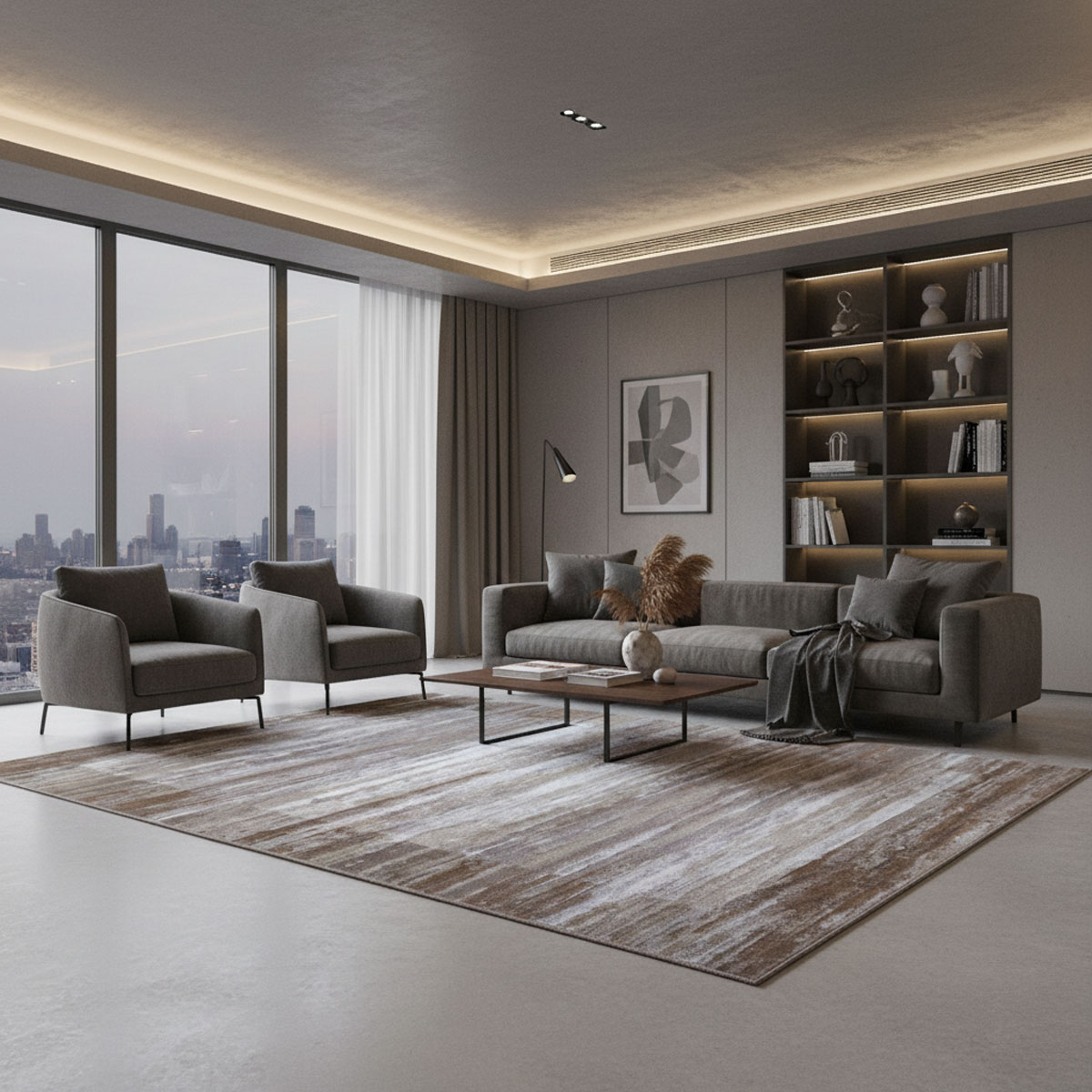 TEPIH RAGOLLE ARGENTUM 160X230 63138-9273