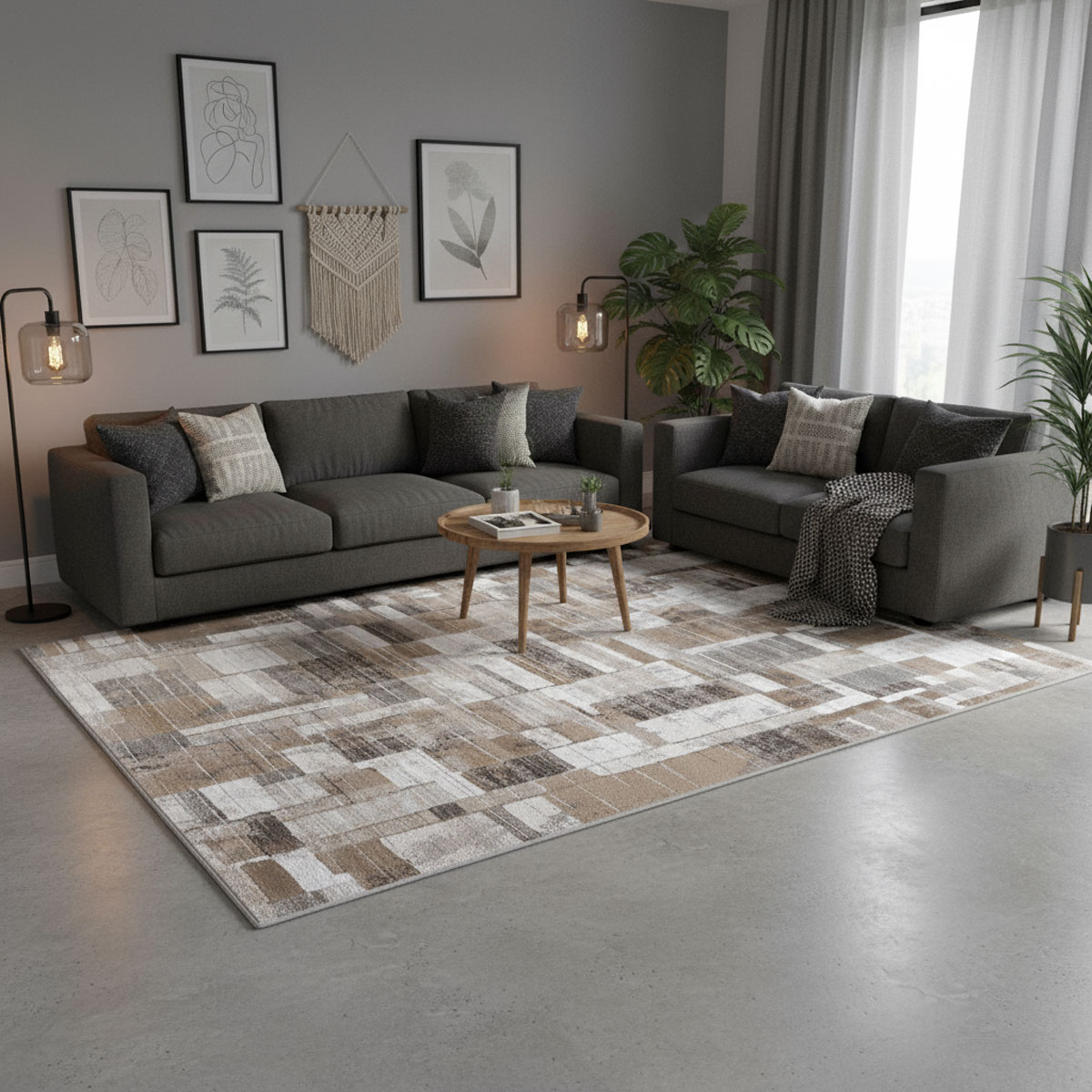 TEPIH RAGOLLE ARGENTUM 160X230 63244-6243