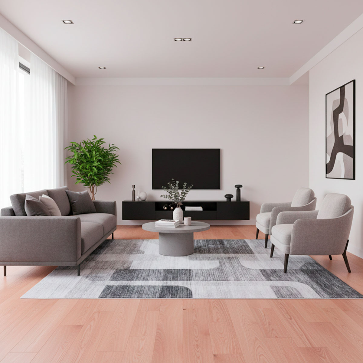 TEPIH VEGAS VEG202 160X230 SILVER