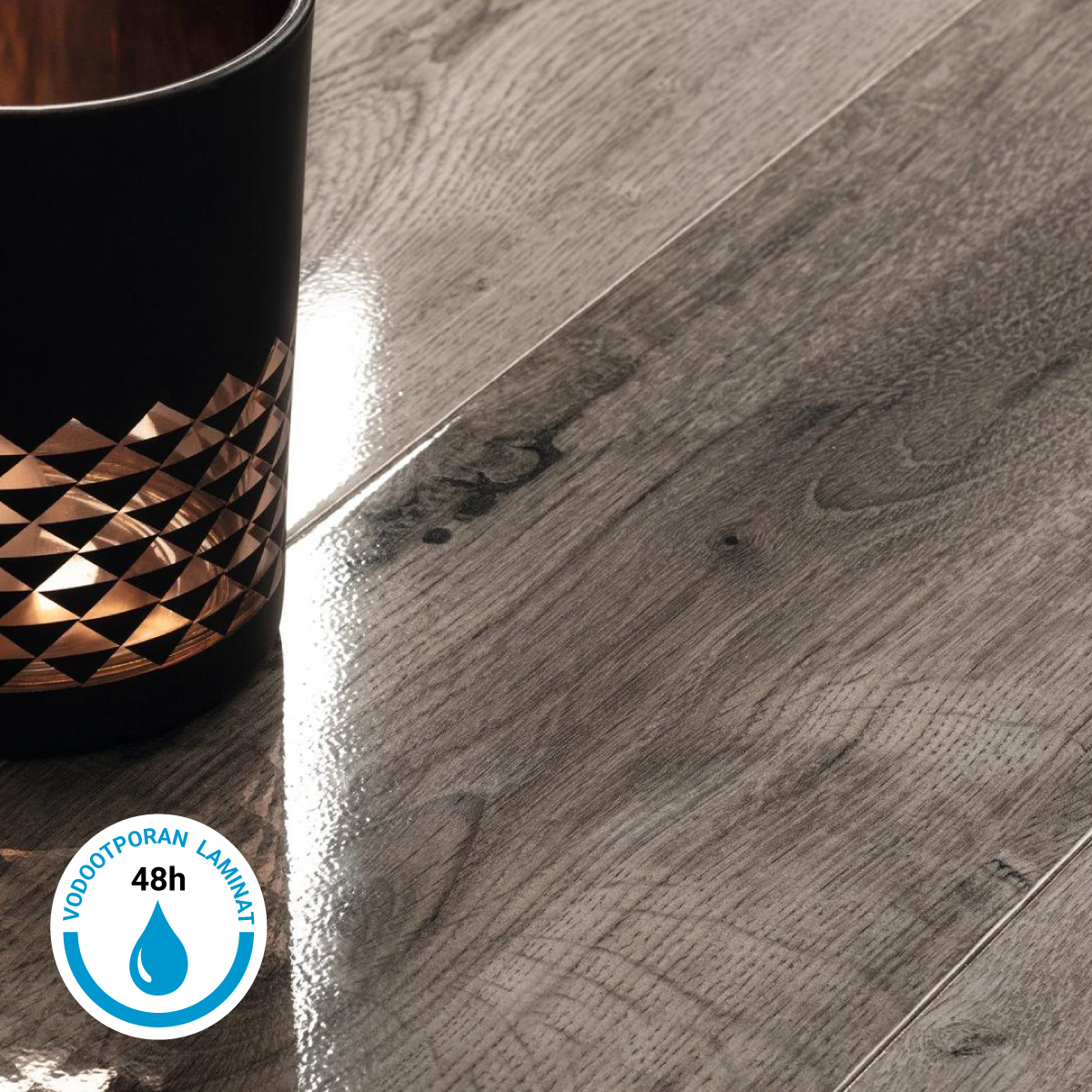 LAMINAT VODOOTPORNI SUPREME HRAST UPTOWN VISOKI SJAJ KL33 8MM