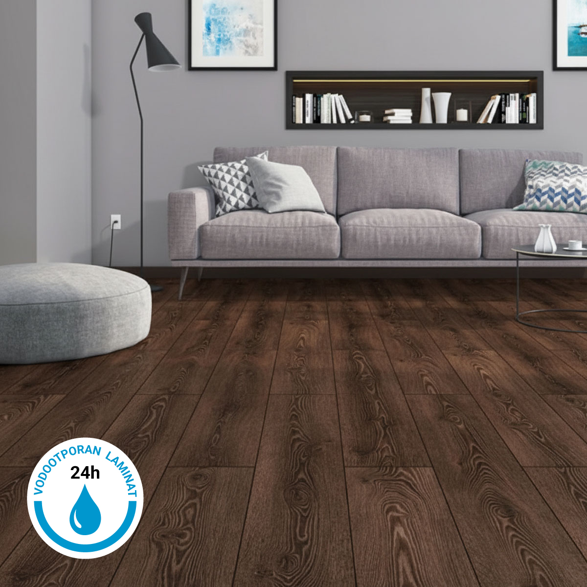 LAMINATNI POD FLOORPAN PRIME HARBOUR 4V FUGA  AC4 8MM