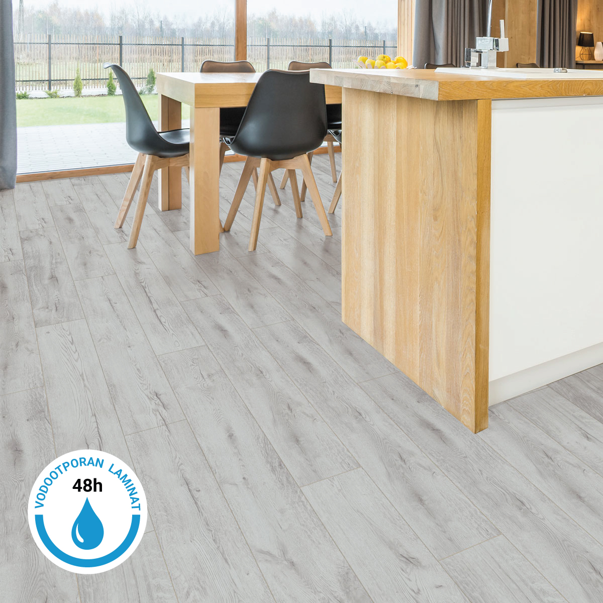 LAMINAT VODOOTPORNI HRAST NEVIS 12MM KL33