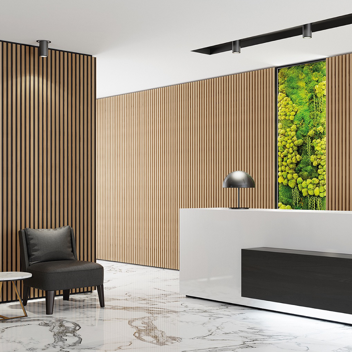 ZIDNI PANEL AKUSTIČNI HRAST FOEI019 572,5x19x2400mm