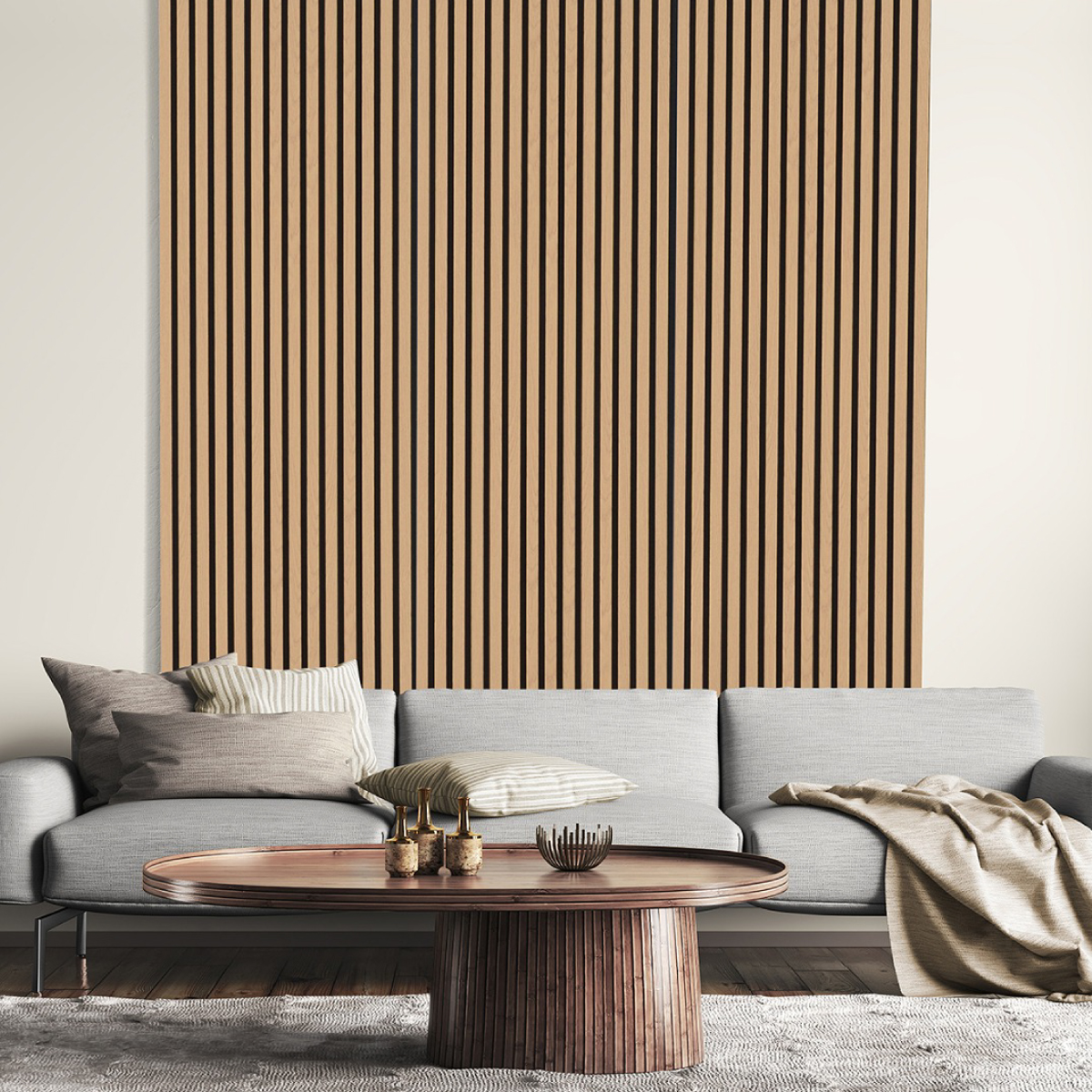 ZIDNI PANEL AKUSTIČNI HRAST FOEI019 572,5x19x2670mm