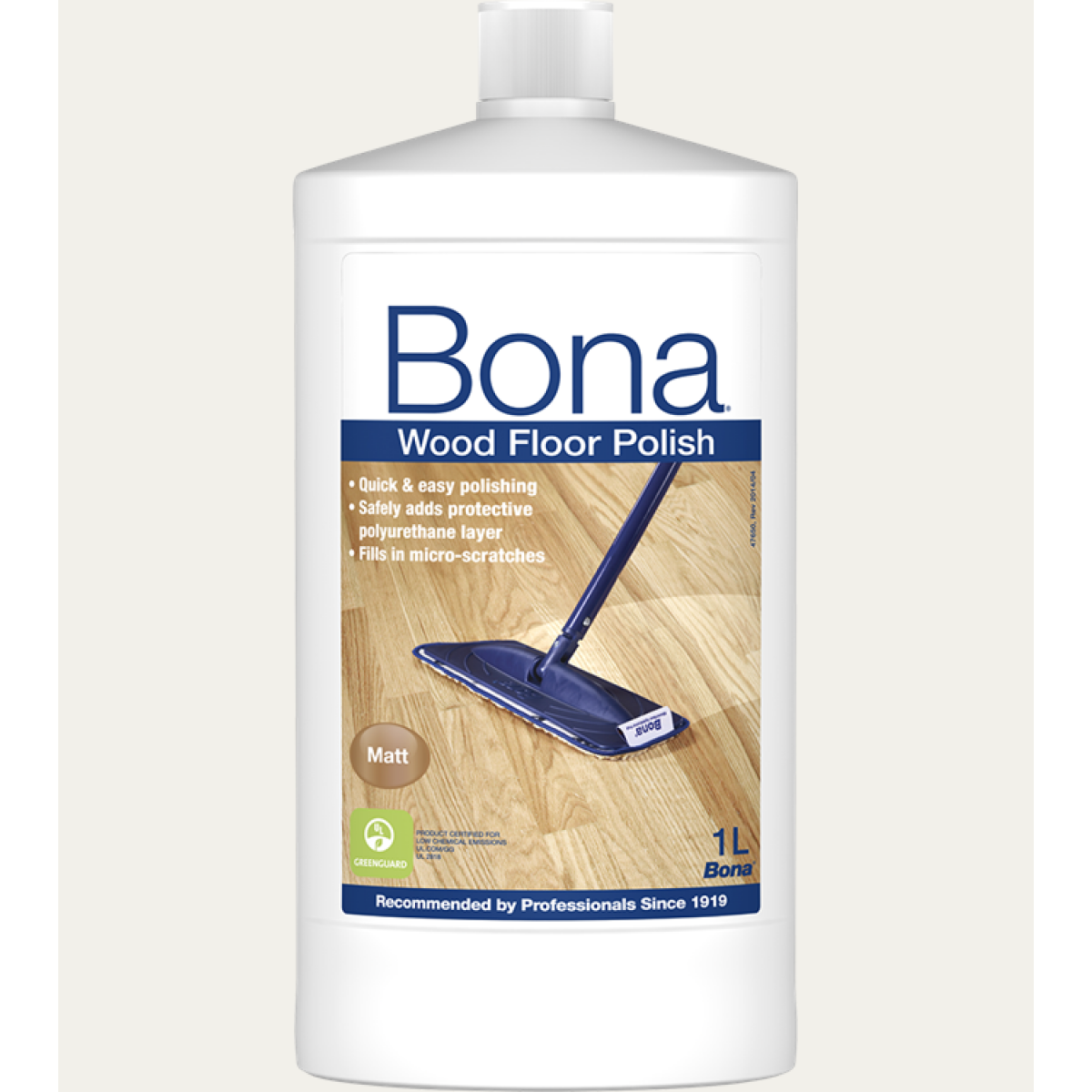 BONA WOOD FLOOR POLISH MAT ZAŠTITNI PREMAZ ZA LAKIRANE DRVENE PODOVE 1L