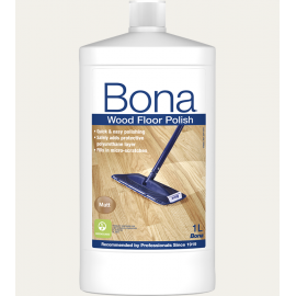 BONA WOOD FLOOR POLISH MAT ZAŠTITNI PREMAZ ZA LAKIRANE DRVENE PODOVE 1L