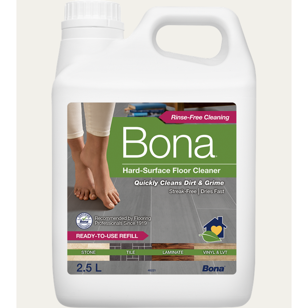 BONA HARD SURFACE FLOOR CLEANER 4L SREDSTVO ZA ČIŠĆENJE LAMINATA, KERAMIKE I KAMENA 4 L 