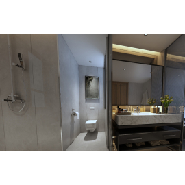SPC ZIDNA OBLOGA CONCRETE LIGHT 2800x965x3mm