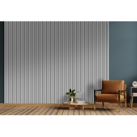 ZIDNI PANEL AKUSTIČNI BIJELI BOJIVI FOFA015 572,5x19x2670mm